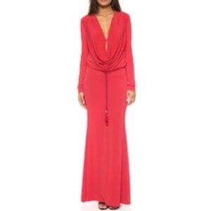 Rachel Zoe Field Cowl Maxi Dress – Red | Size 2 | NWT